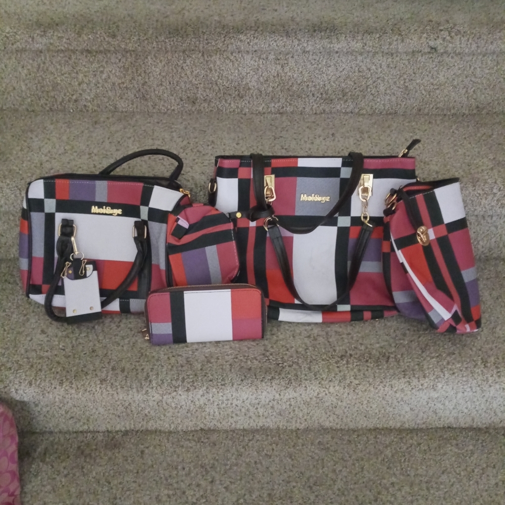 Colorful pattern purse - Picture 2 of 2